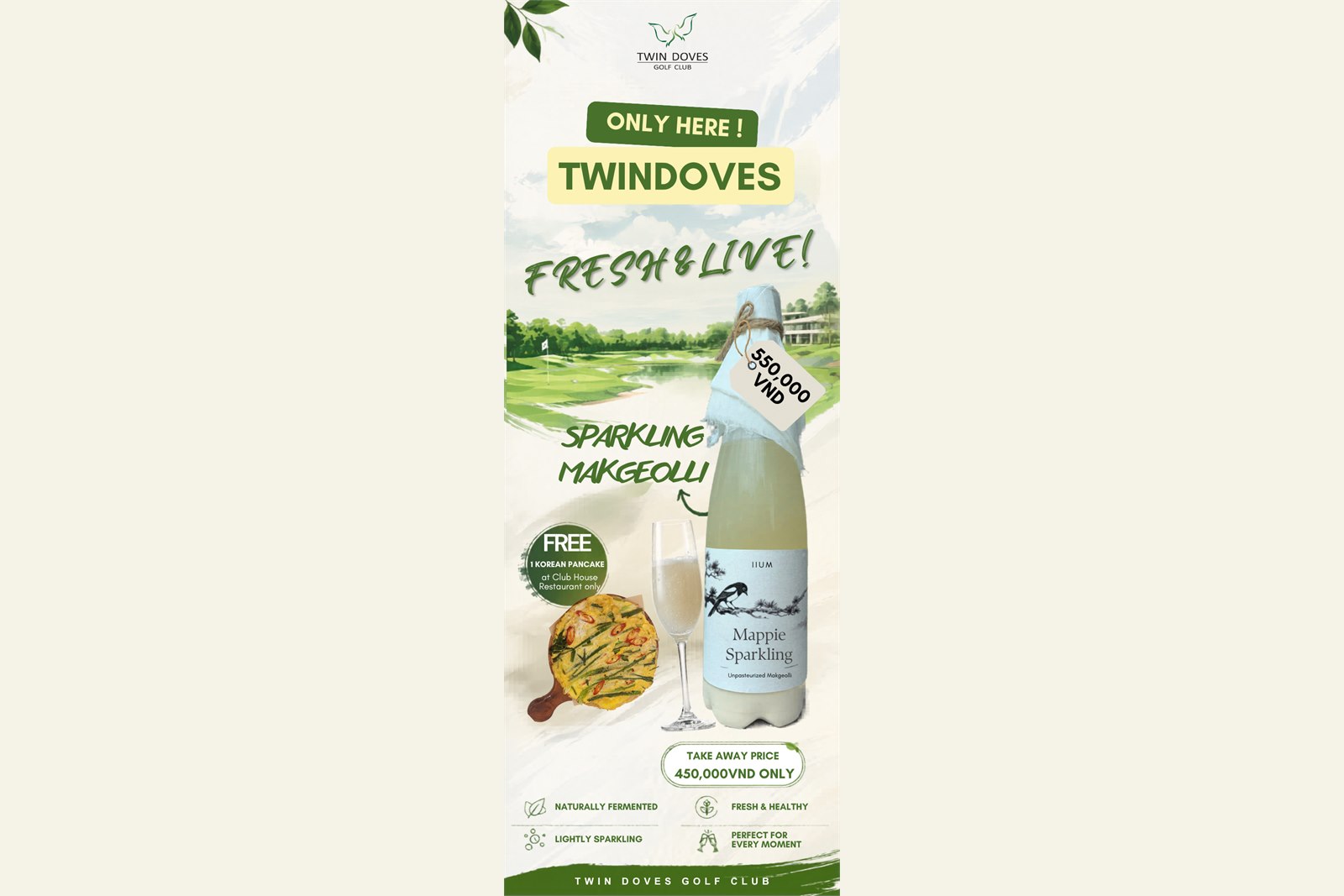 IIUM Mappie Sparkling Makgeolli — Sparkling Korean Rice Wine, Exclusively at Twin Doves